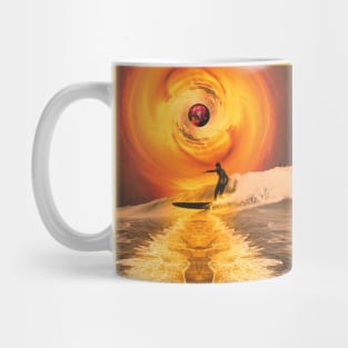 Surreal surfing Mug